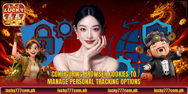 Configuring browser cookies to manage personal tracking options
