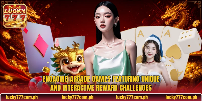 Engaging arcade games featuring unique and interactive reward challenges
