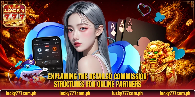 Explaining the detailed commission structures for online partners