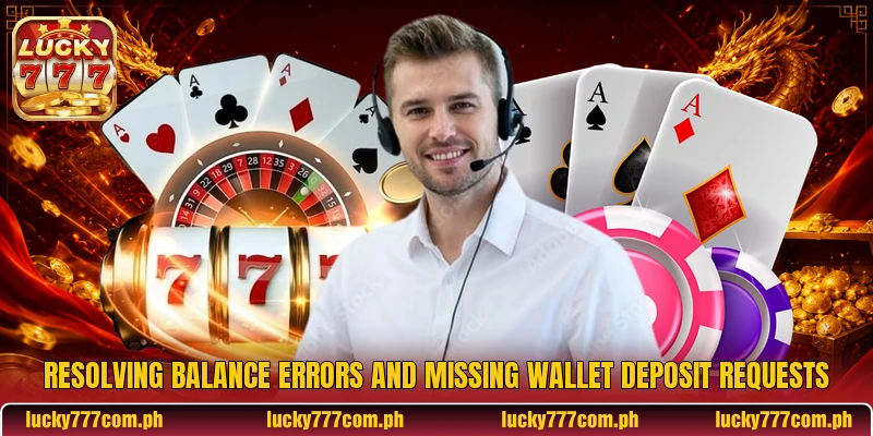 Resolving balance errors and missing wallet deposit requests Resolving balance errors and missing wallet deposit requests