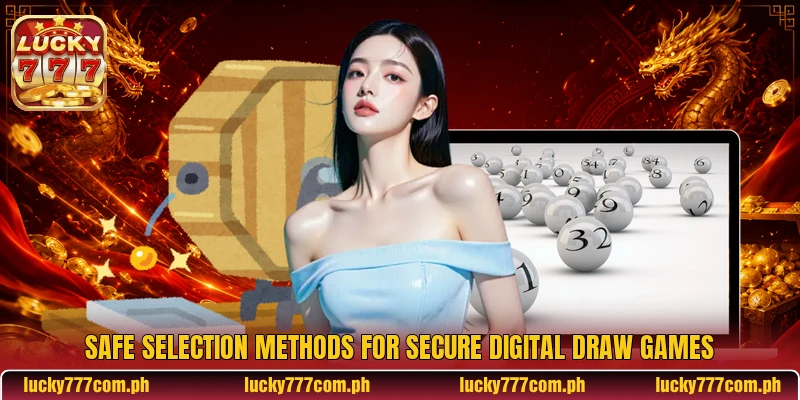 Safe selection methods for secure digital draw games